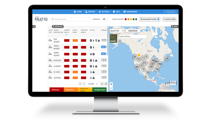 Zonar FaultIQ Predictive Maintenance software