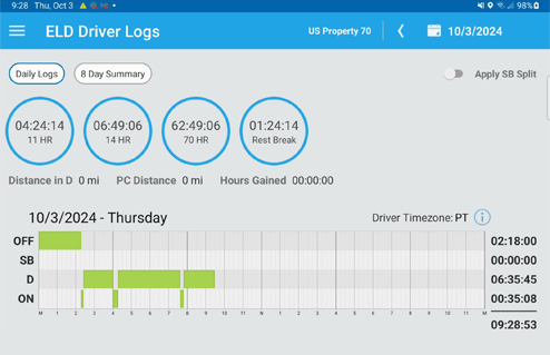 Zonar Logs