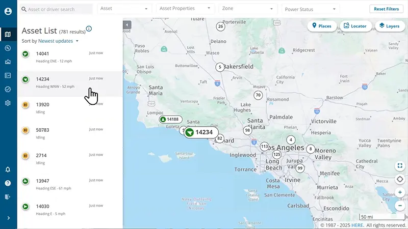 Zonar Ground Traffic Control Maps