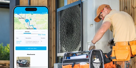 All-in-one field services management for HVAC fleets